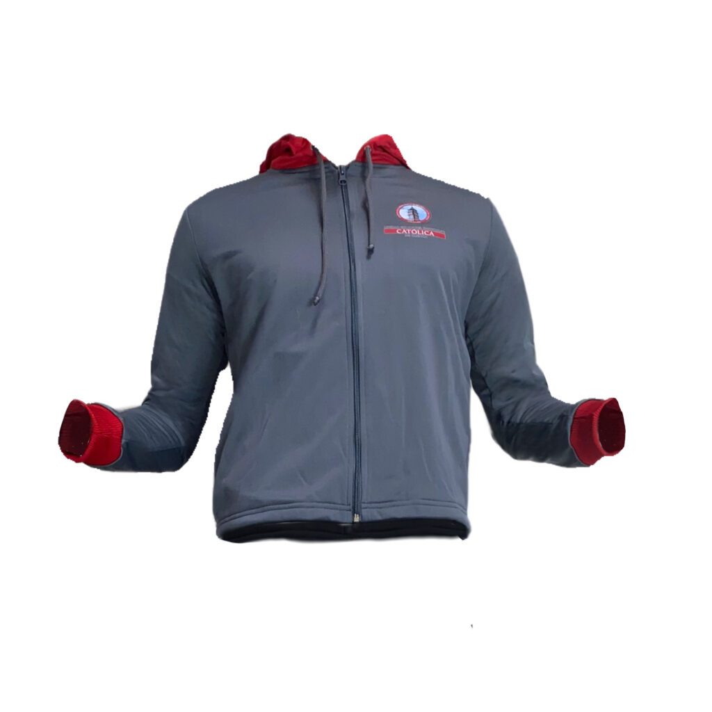 casaca deportiva del uniforme católica